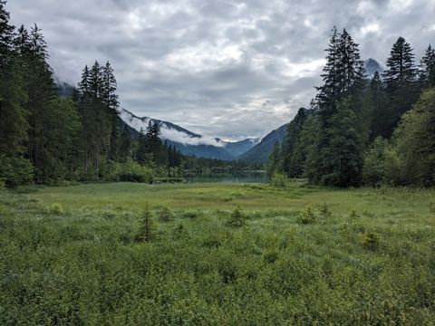 Scenery at Hintersee, Ramsau.